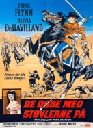 They Died with Their Boots On - Danish Movie Poster (xs thumbnail)