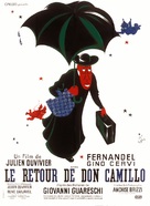 Le retour de Don Camillo - French Movie Poster (xs thumbnail)