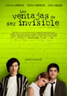 The Perks of Being a Wallflower - Argentinian Movie Poster (xs thumbnail)