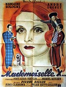 Mademoiselle X - French Movie Poster (xs thumbnail)