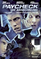 Paycheck - German DVD movie cover (xs thumbnail)