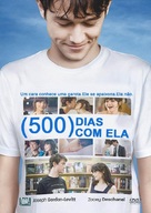 (500) Days of Summer - Brazilian DVD movie cover (xs thumbnail)