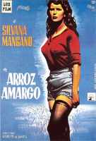 Riso amaro - Mexican Movie Poster (xs thumbnail)