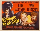 Remains to Be Seen - Movie Poster (xs thumbnail)