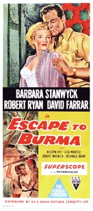 Escape to Burma - Australian Movie Poster (xs thumbnail)
