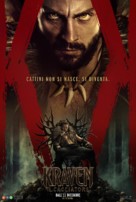 Kraven the Hunter - Italian Movie Poster (xs thumbnail)