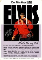 Elvis: That&#039;s the Way It Is - German Movie Poster (xs thumbnail)