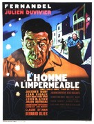 L&#039;homme &agrave; l&#039;imperm&eacute;able - French Movie Poster (xs thumbnail)