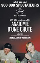 Anatomie d&#039;une chute - French Movie Poster (xs thumbnail)