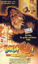 Harry and the Hendersons - German VHS movie cover (xs thumbnail)