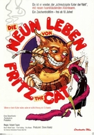 The Nine Lives of Fritz the Cat - German Movie Poster (xs thumbnail)