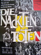 The Naked and the Dead - German Movie Poster (xs thumbnail)