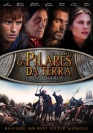&quot;The Pillars of the Earth&quot; - Brazilian DVD movie cover (xs thumbnail)