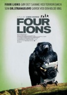Four Lions - Danish Movie Poster (xs thumbnail)