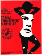 Ostre sledovan&eacute; vlaky - French Movie Poster (xs thumbnail)
