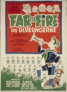 Far til fire og ulveungerne - Danish Movie Poster (xs thumbnail)