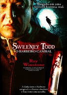 Sweeney Todd - Brazilian DVD movie cover (xs thumbnail)