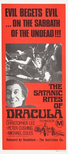 The Satanic Rites of Dracula - Australian Movie Poster (xs thumbnail)
