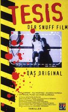 Tesis - German VHS movie cover (xs thumbnail)