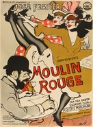 Moulin Rouge - Danish Movie Poster (xs thumbnail)