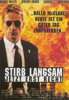 Die Hard: With a Vengeance - German Movie Poster (xs thumbnail)