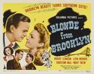 The Blonde from Brooklyn - Movie Poster (xs thumbnail)