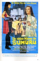 Die sieben M&auml;nner der Sumuru - German Movie Poster (xs thumbnail)