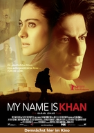 My Name Is Khan - German Movie Poster (xs thumbnail)