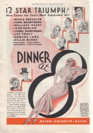 Dinner at Eight - poster (xs thumbnail)