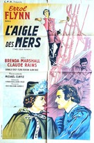 The Sea Hawk - French Movie Poster (xs thumbnail)