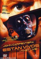 They Live - Argentinian Movie Cover (xs thumbnail)