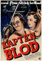 Captain Blood - Swedish Movie Poster (xs thumbnail)