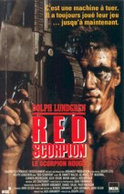 Red Scorpion - French VHS movie cover (xs thumbnail)