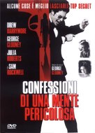 Confessions of a Dangerous Mind - Italian DVD movie cover (xs thumbnail)