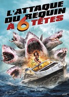 6-Headed Shark Attack - French DVD movie cover (xs thumbnail)