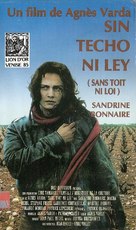 Sans toit ni loi - Spanish VHS movie cover (xs thumbnail)