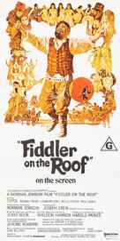 Fiddler on the Roof - Australian Movie Poster (xs thumbnail)