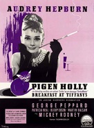 Breakfast at Tiffany's - Danish Movie Poster (xs thumbnail)