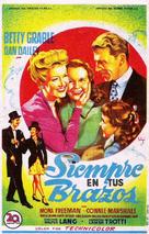 Mother Wore Tights - Spanish Movie Poster (xs thumbnail)