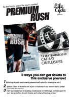 Premium Rush - Singaporean Movie Poster (xs thumbnail)