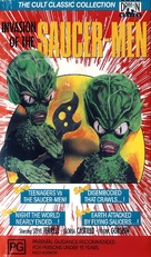 Invasion of the Saucer Men - Australian VHS movie cover (xs thumbnail)