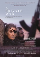 A Private War - Dutch Movie Poster (xs thumbnail)