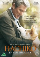 Hachi: A Dog&#039;s Tale - Danish Movie Cover (xs thumbnail)