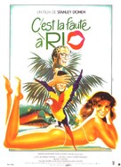 Blame It on Rio - French Movie Poster (xs thumbnail)
