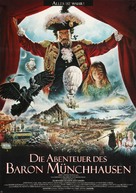The Adventures of Baron Munchausen - German Movie Poster (xs thumbnail)