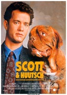 Turner And Hooch - German Movie Poster (xs thumbnail)