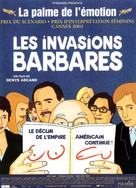 Invasions barbares, Les - French Movie Poster (xs thumbnail)
