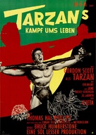 Tarzan&#039;s Fight for Life - German Movie Poster (xs thumbnail)