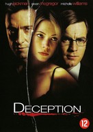 Deception - Dutch DVD movie cover (xs thumbnail)