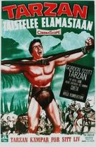 Tarzan&#039;s Fight for Life - Finnish Movie Poster (xs thumbnail)